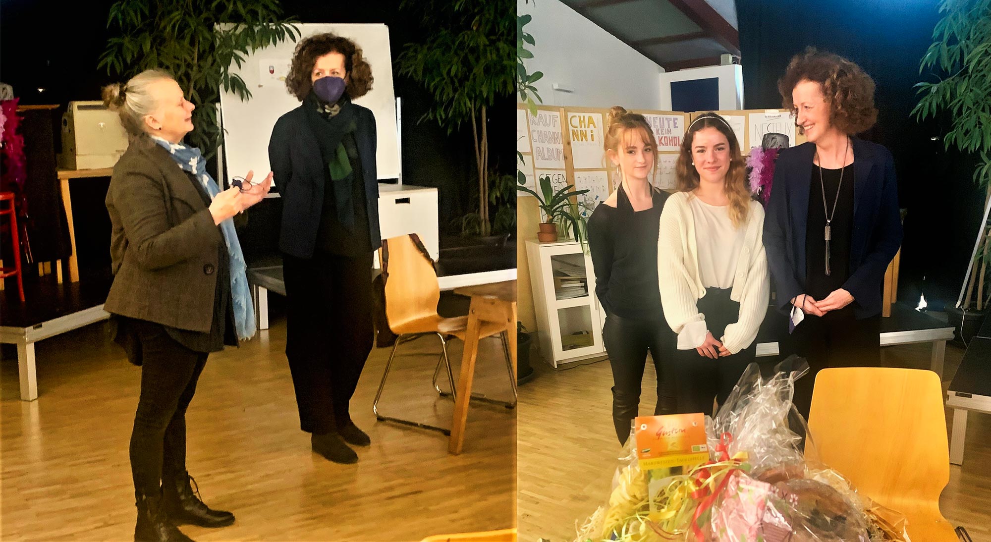 Maja Haderlap in der Waldorfschule Klagenfurt